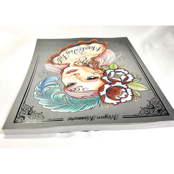 Marked in Ink A Tattoo Coloring Book by Megan Massacre Trade Paperback - Picture 6 of 13